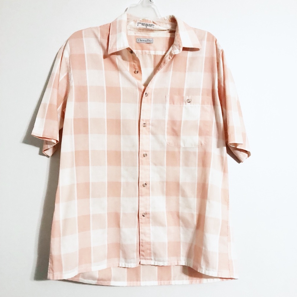 Christian Dior Checkered Shirt
